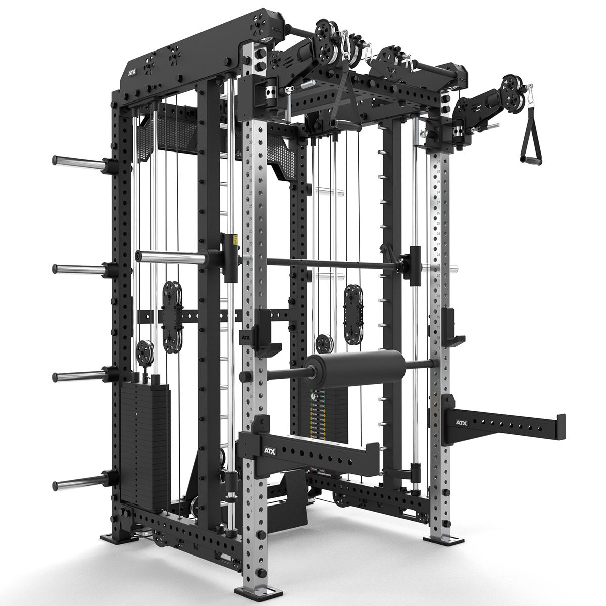 Montert Multi Pull Smith Rack MPHR-780 i treningsrom