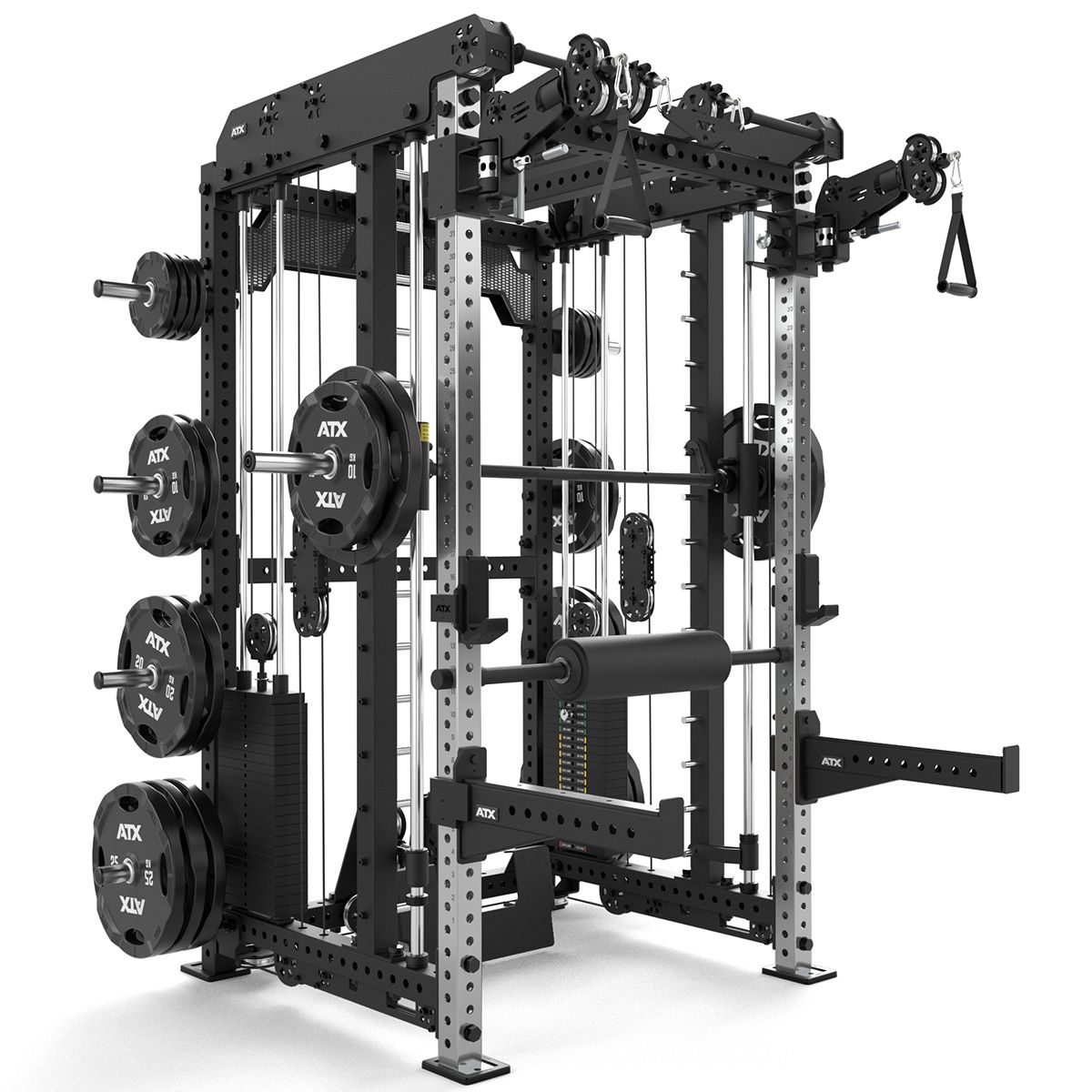 Nærbilde av J-Hooks på Multi Pull Smith Rack MPHR-780