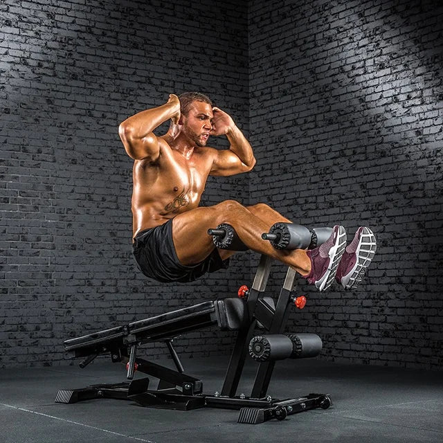 Nærbilde av justeringsmekanisme på Multi torso trainer mage- og ryggtrener 200 kg kapasitet - ATX