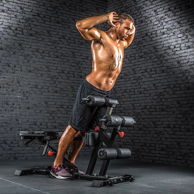 Sideprofil av Multi torso trainer mage- og ryggtrener 200 kg kapasitet - ATX