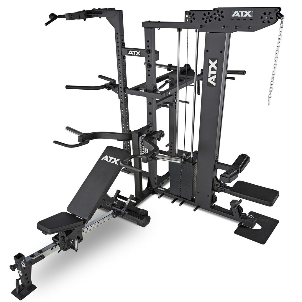 Multiplex Gym multistasjon 400 kg serie 700 montert i treningsrom