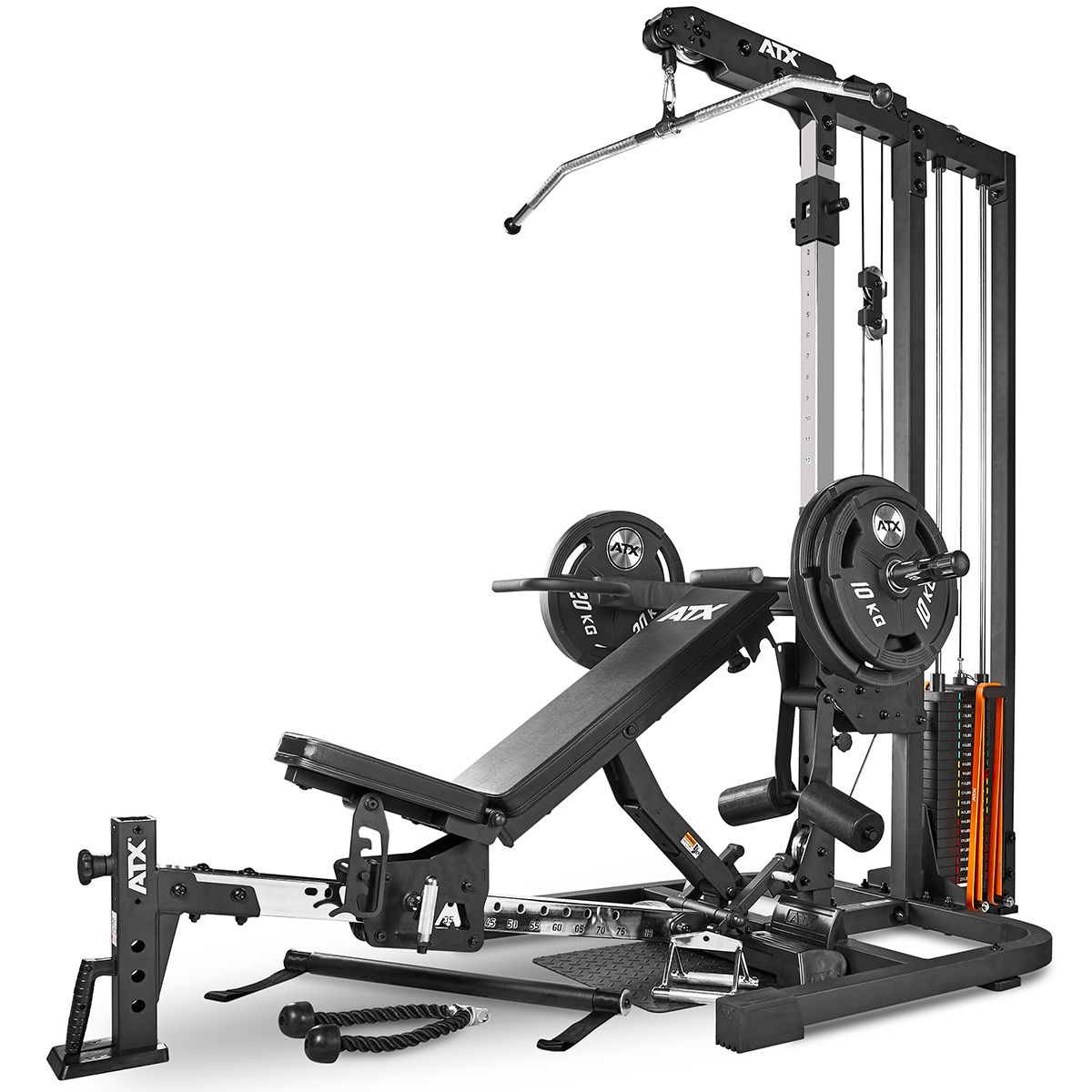 Multistasjon TripleX Gym med vektblokk EN 20957 bakside