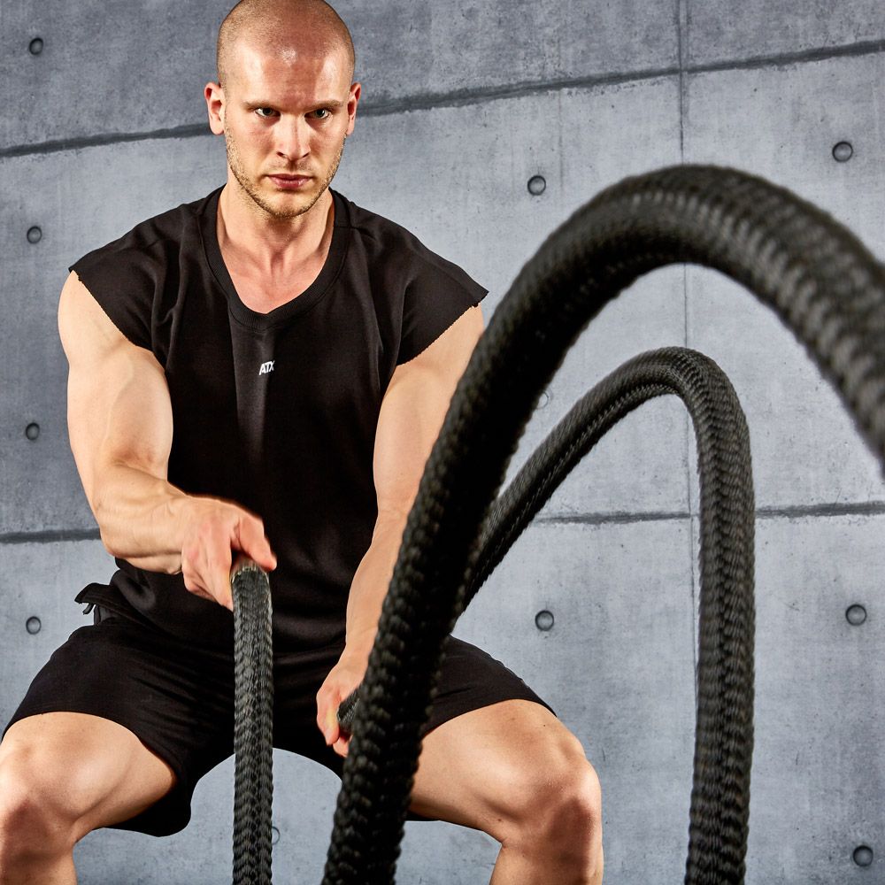 Muscle shirt svart 85 % bomull str. S-XL synlig sømmer