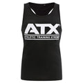 Muscle-shirt svart L/XL 100 % bomull forfra
