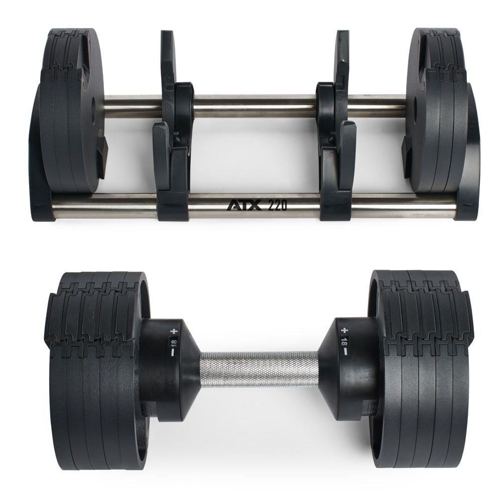 Nüobell® justerbare håndvekter 2-20 kg par ATX® Edition - NÜOBELL