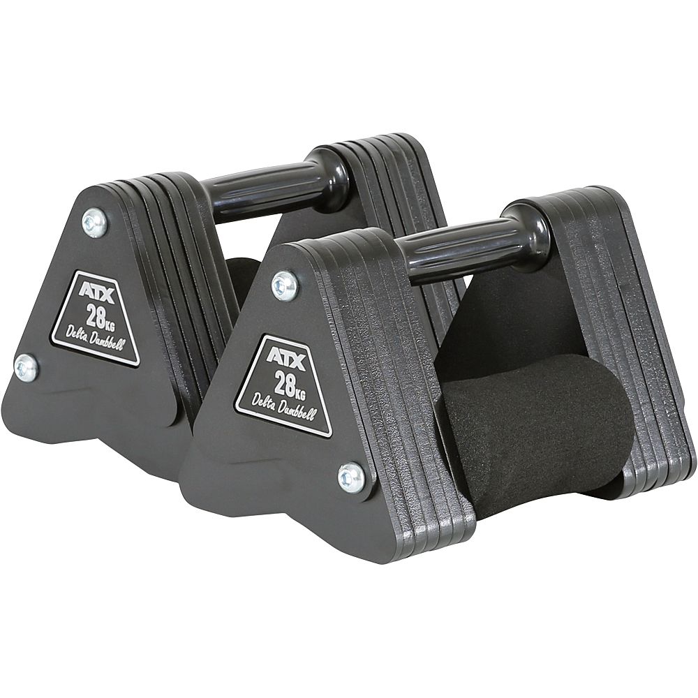 ATX Delta Dumbbell håndvekter 4-26 kg ergonomisk design - ATX