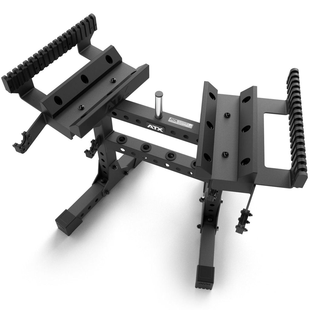 Octa-Dumbbell-sett XL 2 x 36 kg med EZ Bar og stativ med vektplater