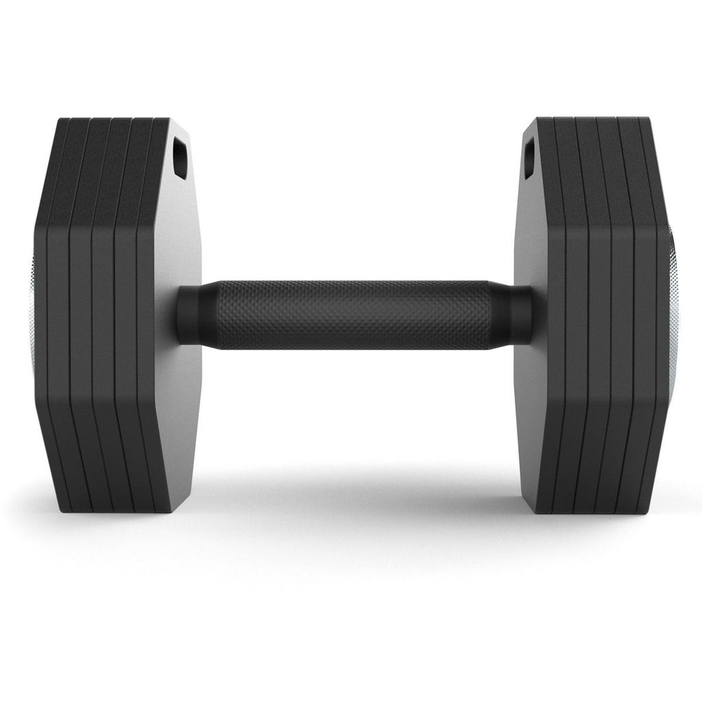 Octa Dumbbells justerbare håndvekter 2 x 24 kg detalj av grep