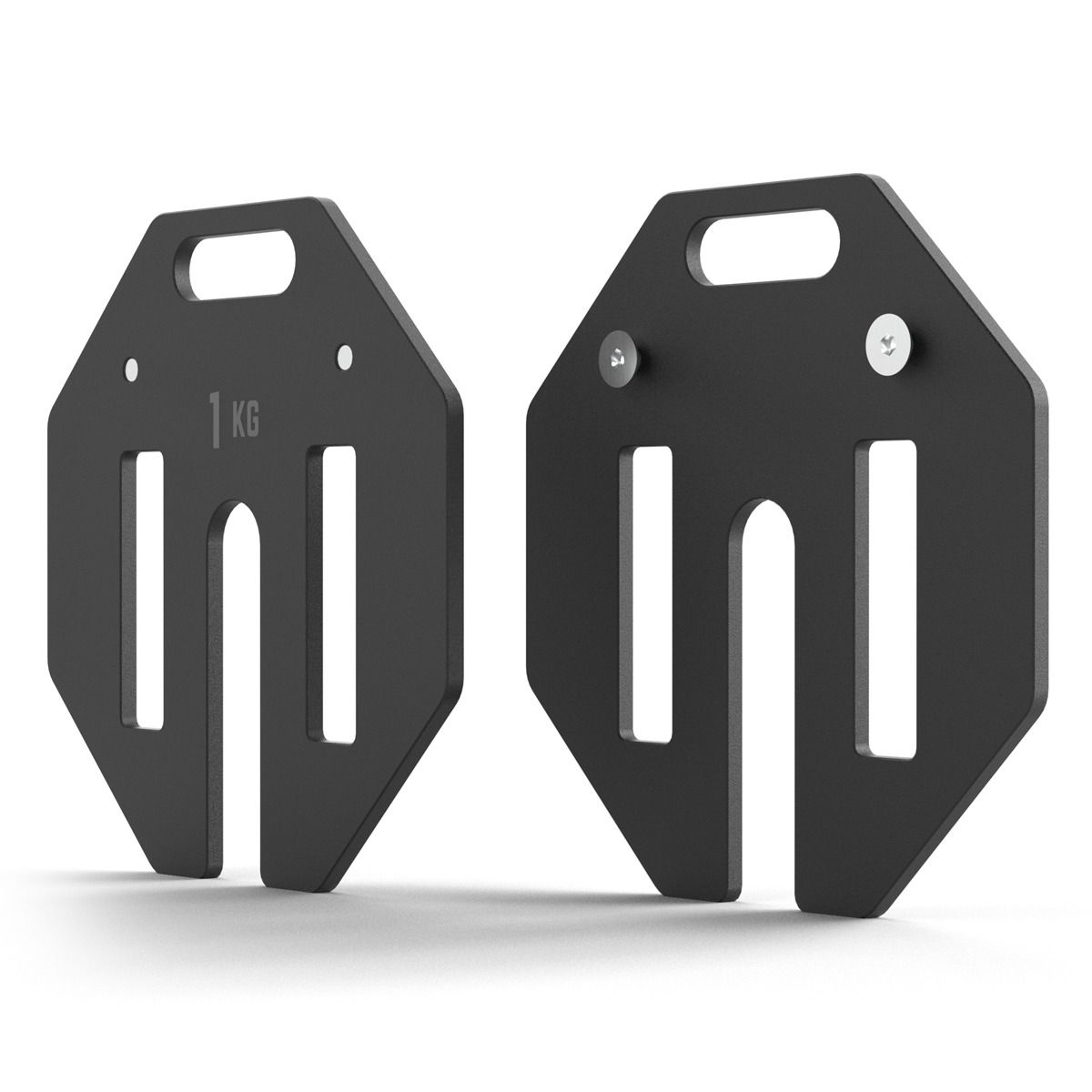 Octa vektskiver 2 x 1 kg helstål - ATX forside