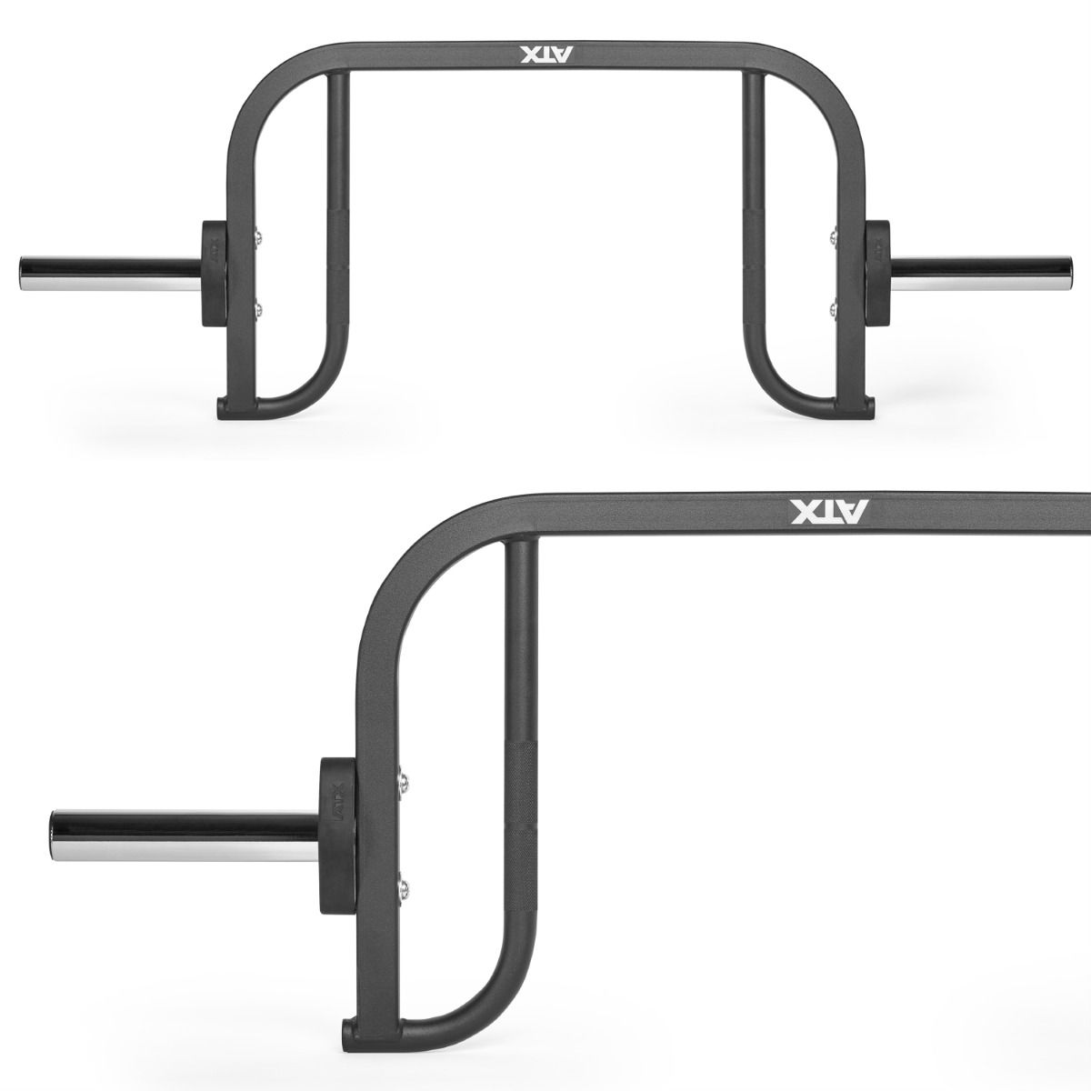 Open Hex Bar Compact 50 mm Olympic 13 kg maks 250 kg detalj av grep