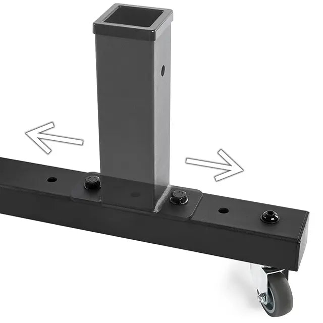 Oppbevaringsrack for benktilbehør 930 x 730 mm detalj av materiale