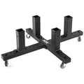 Oppbevaringsrack for benktilbehør 930 x 730 mm forfra