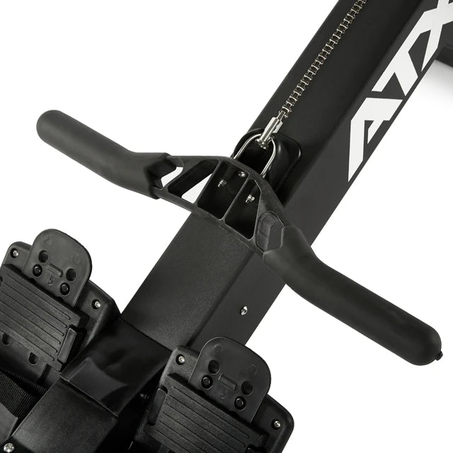 Oversikt over Air Rower romaskin med luftmotstand