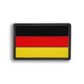 Patch Germany 72x45 mm svart/rød/gull forfra