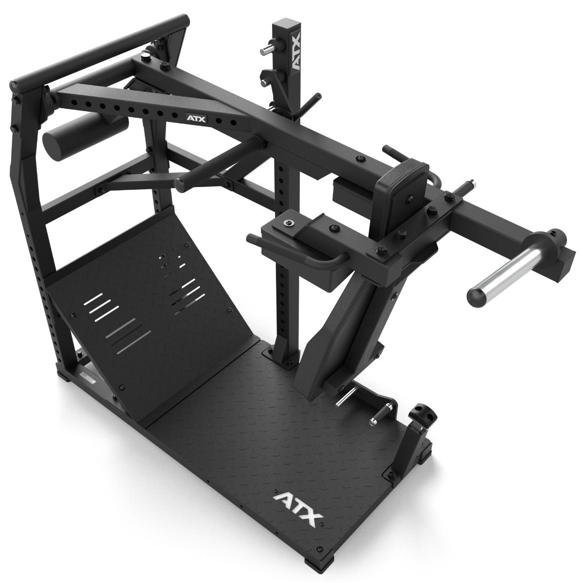 Pendulum Squat knebøymaskin 400 kg kapasitet 164 kg forfra