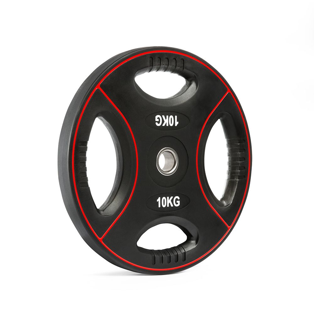 Polyuretan 4-Grip vektskive 30 mm 10 kg forfra