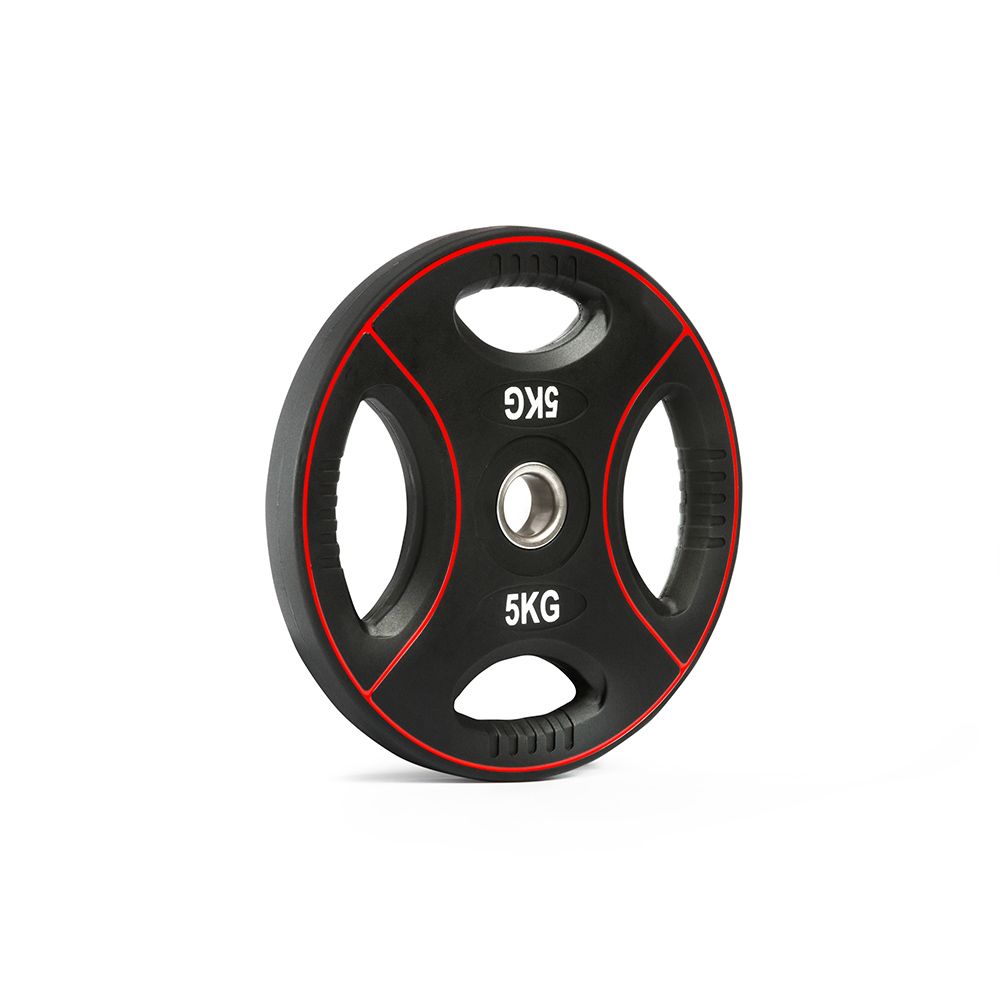 Polyuretan 4-Grip vektskive 30 mm 5 kg forfra