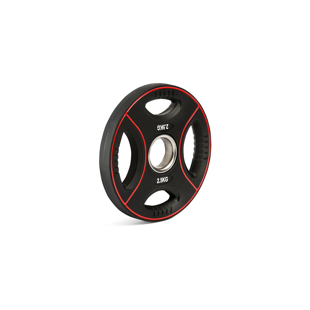 Polyuretan 4-grip vektskive 50 mm 2,5 kg forfra