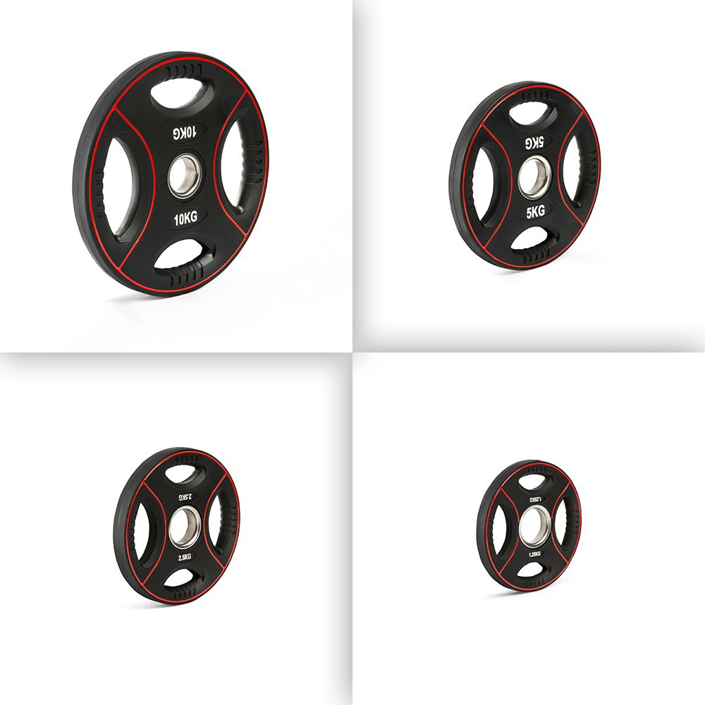 Polyuretan 4-grip vektskiver 50 mm vektvarianter