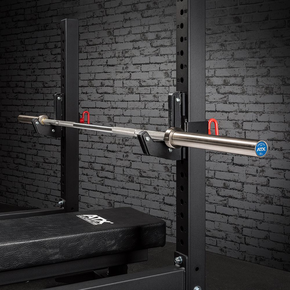 Power Bar vektstang rustfritt stål AISI 316 20 kg detalj grep