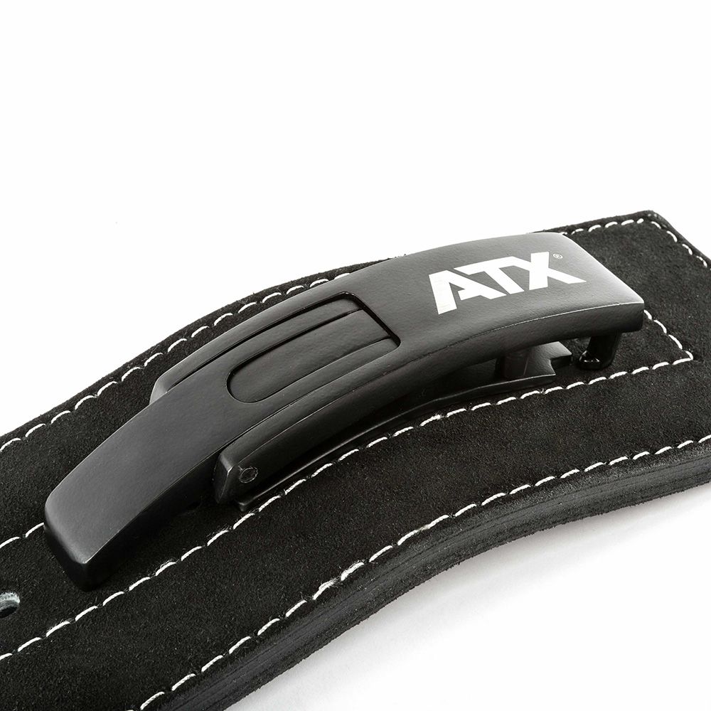 Detalj av Power Belt Clip semsket skinn svart størrelse L