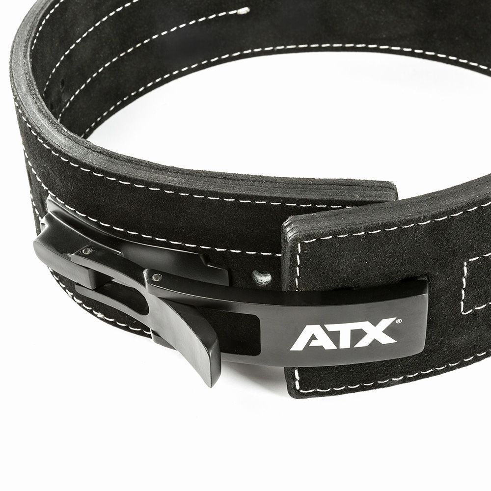 Detalj av Power Belt Clip semsket skinn svart størrelse XXL