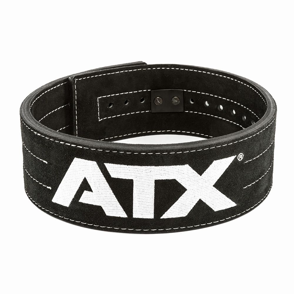 Power Belt Clip semsket skinn svart størrelse XL bakside