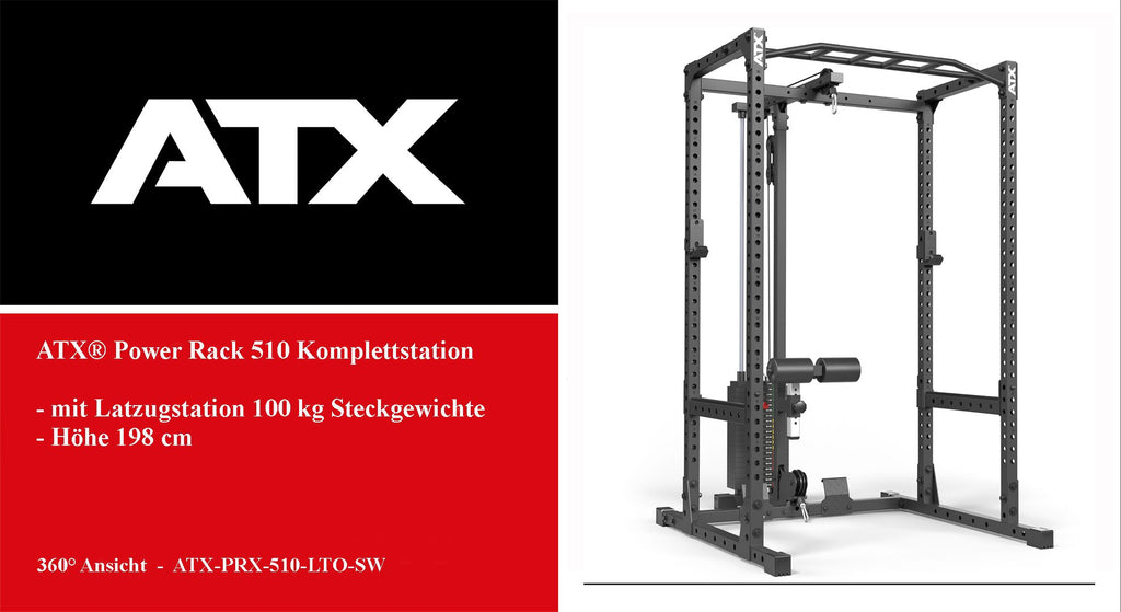 Power Rack 510 komplettstasjon med lat pulldown 100 kg detalj av ramme