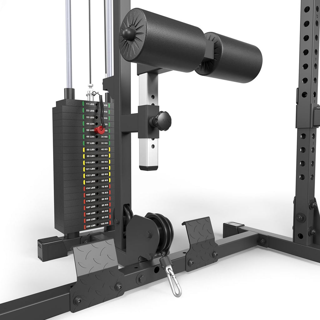 Power Rack 510 komplettstasjon med lat pulldown 100 kg 198 cm - ATX