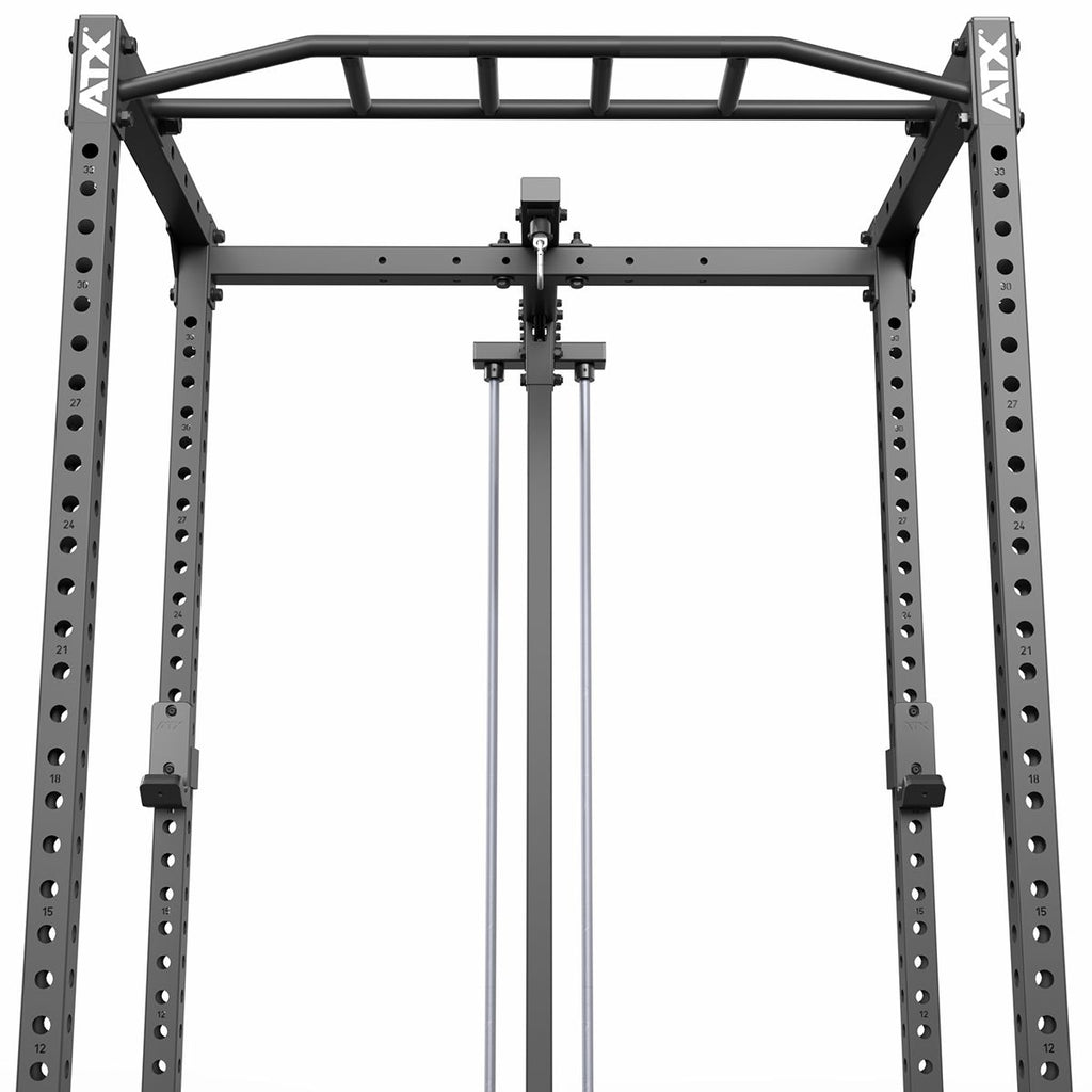 Power Rack 520 komplettstasjon med Lat Pulldown 100 kg 218 cm - ATX