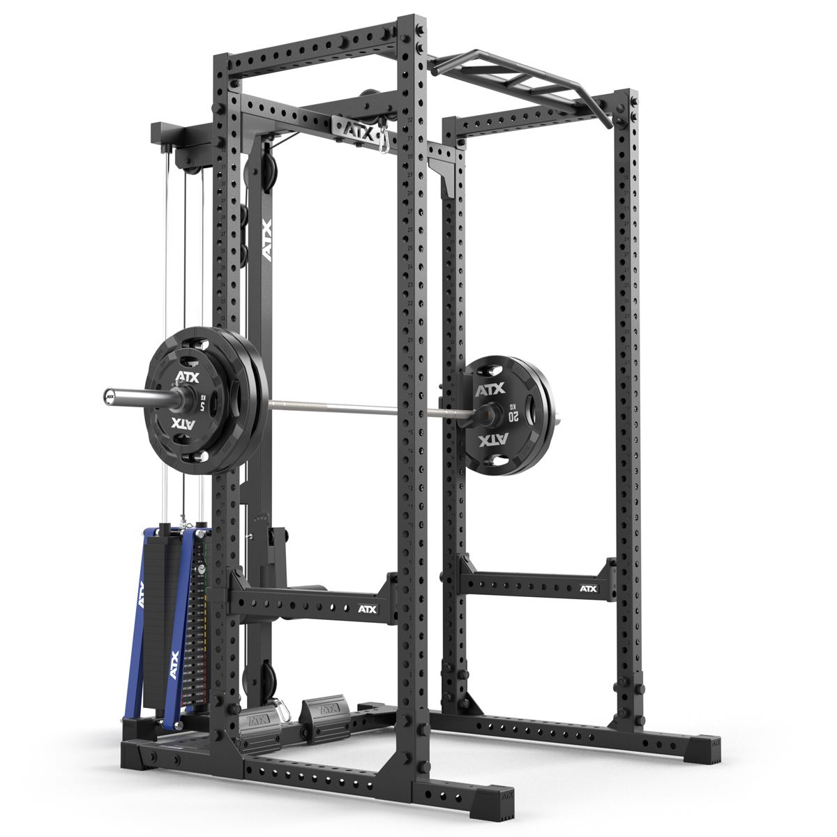 Nærbilde av J-Hooks på Power Rack 640/660
