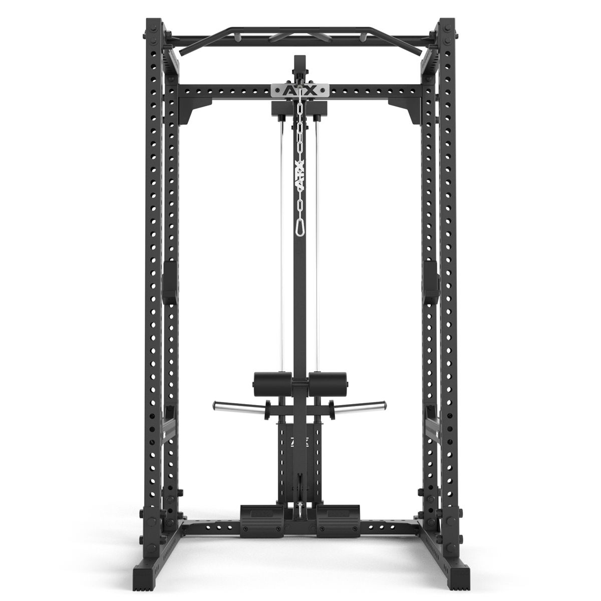 Power Rack 640/660 med lat pulldown Plate Load bakside