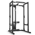 Power Rack 640/660 med lat pulldown Plate Load forfra