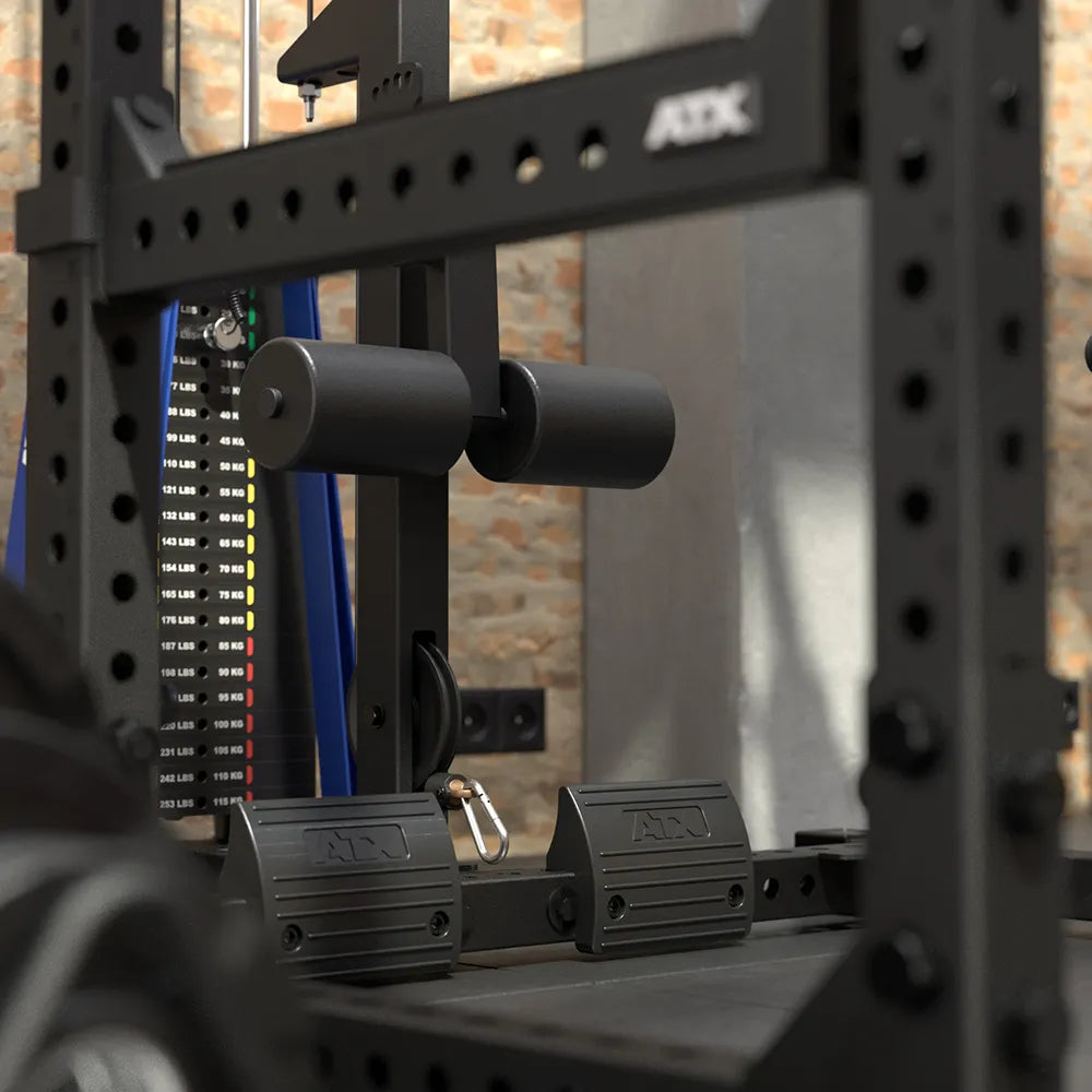 Power Rack 640 med Lat Pulldown 115 kg stabelvekter, høyde 195 cm - ATX