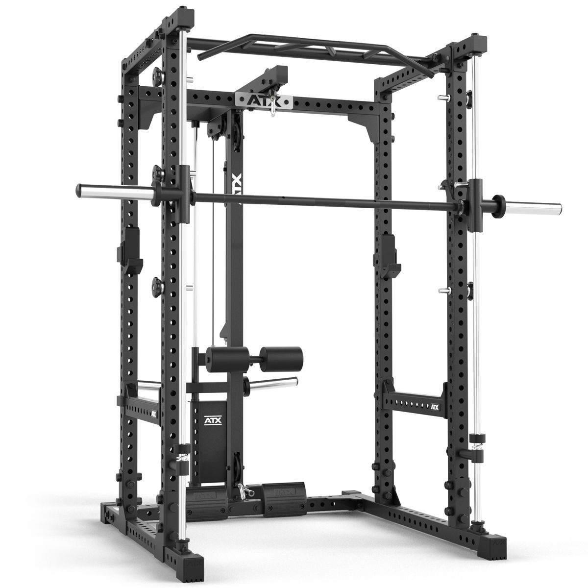 Power Rack 640 komplettsett 195 cm med vektskiver bakside