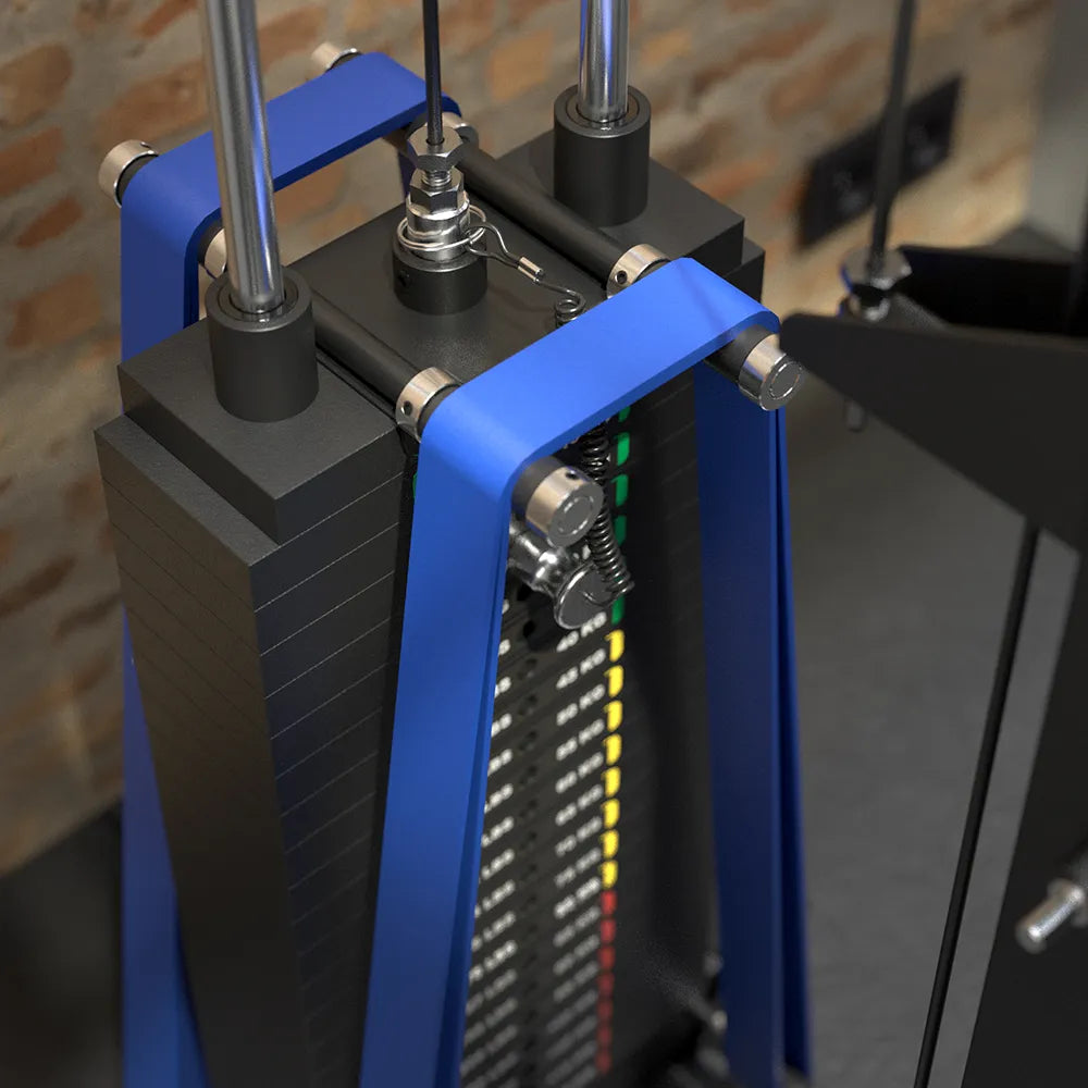 Power Rack 640 med Lat Pulldown 115 kg stabelvekter, høyde 195 cm - ATX