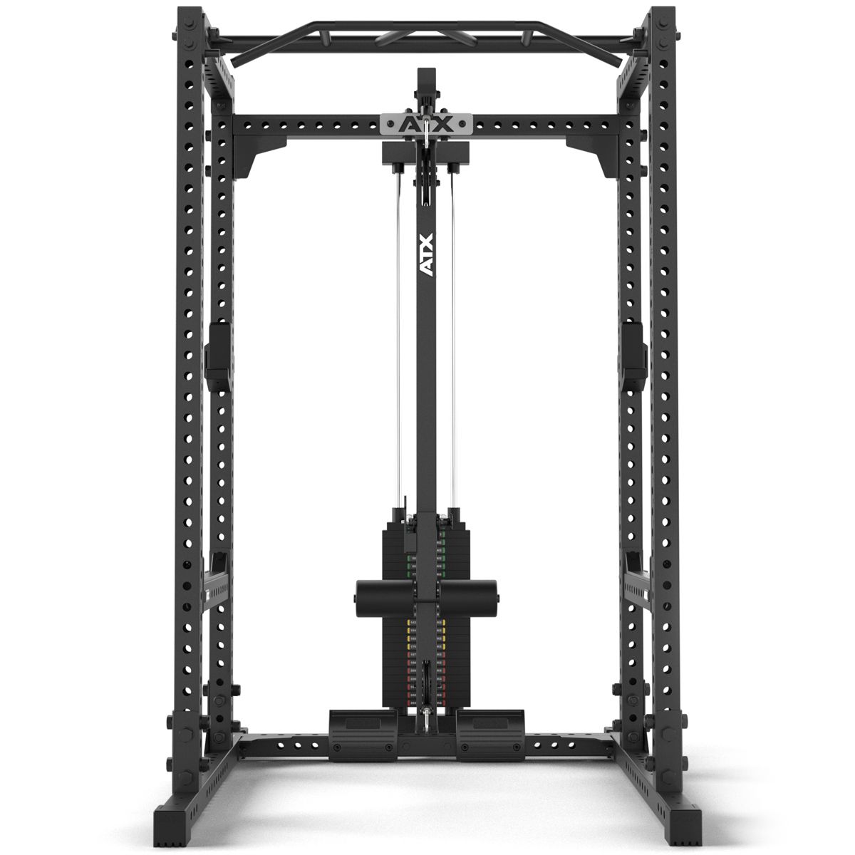 Power Rack 640 med Lat Pulldown 115 kg stabelvekter, høyde 195 cm - ATX