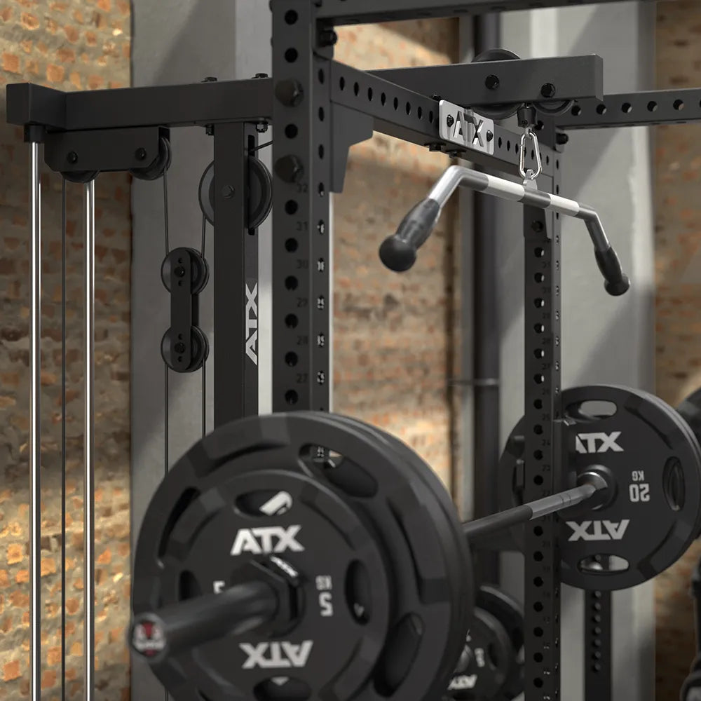 Power Rack 660 med lat pulldown 115 kg stikkvekter høyde 215 cm - ATX