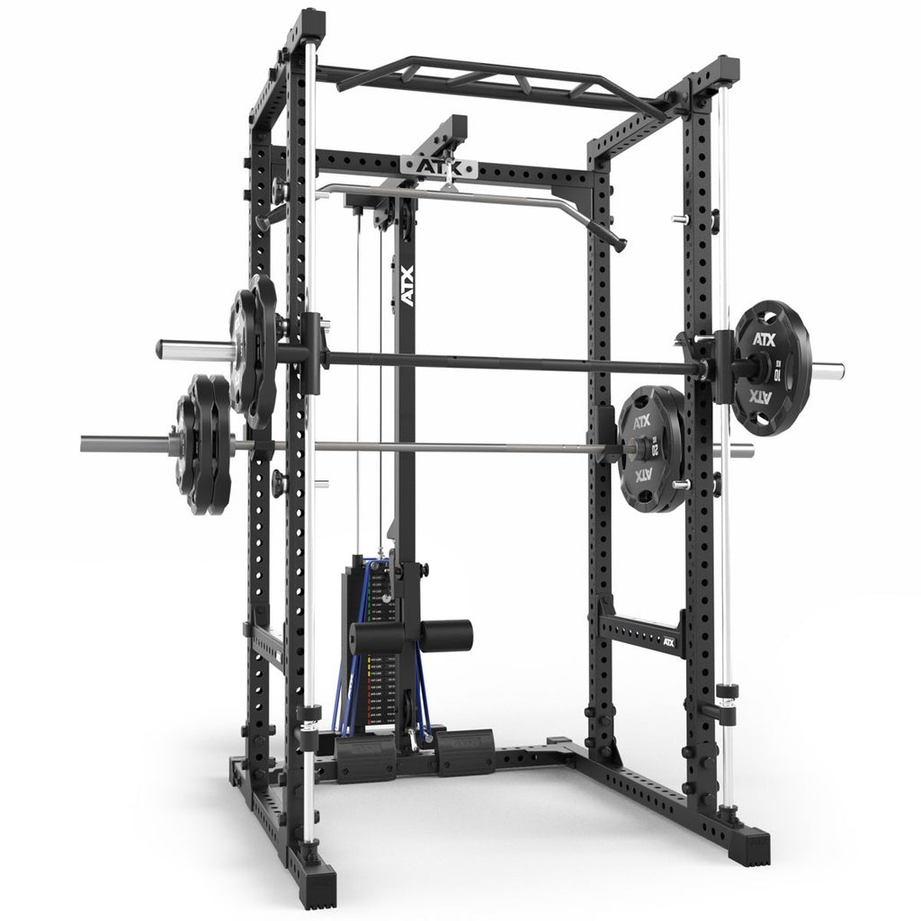 Power Rack 660 komplettsett med stabelvekter 215 cm høyde bakside