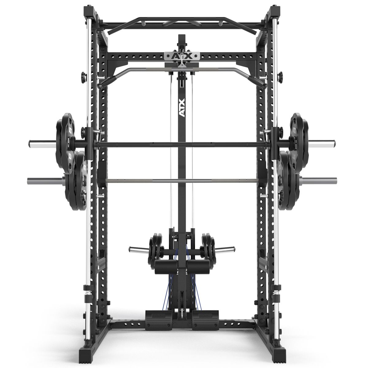 Power Rack 660 komplettsett med Smith Machine for vektskiver, 215 cm - ATX