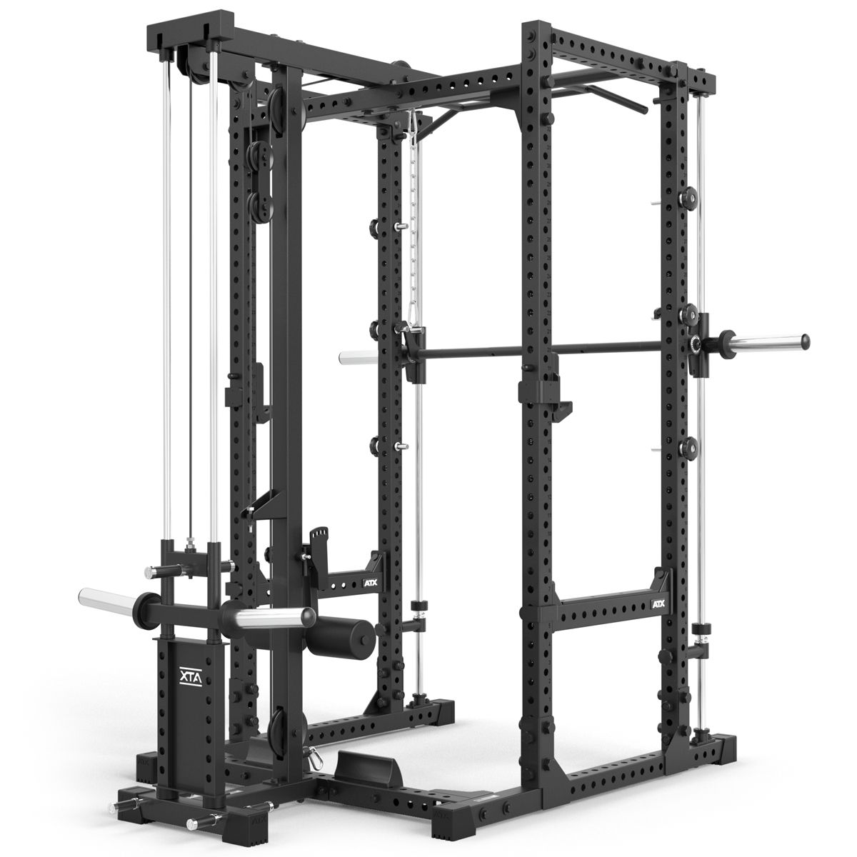Power Rack 660 komplettsett med Smith Machine for vektskiver, 215 cm - ATX