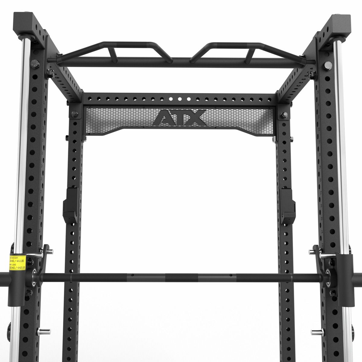 Nærbilde av låsemekanisme på Power Rack 780 2.0 med Smith Machine 70x70 mm ramme