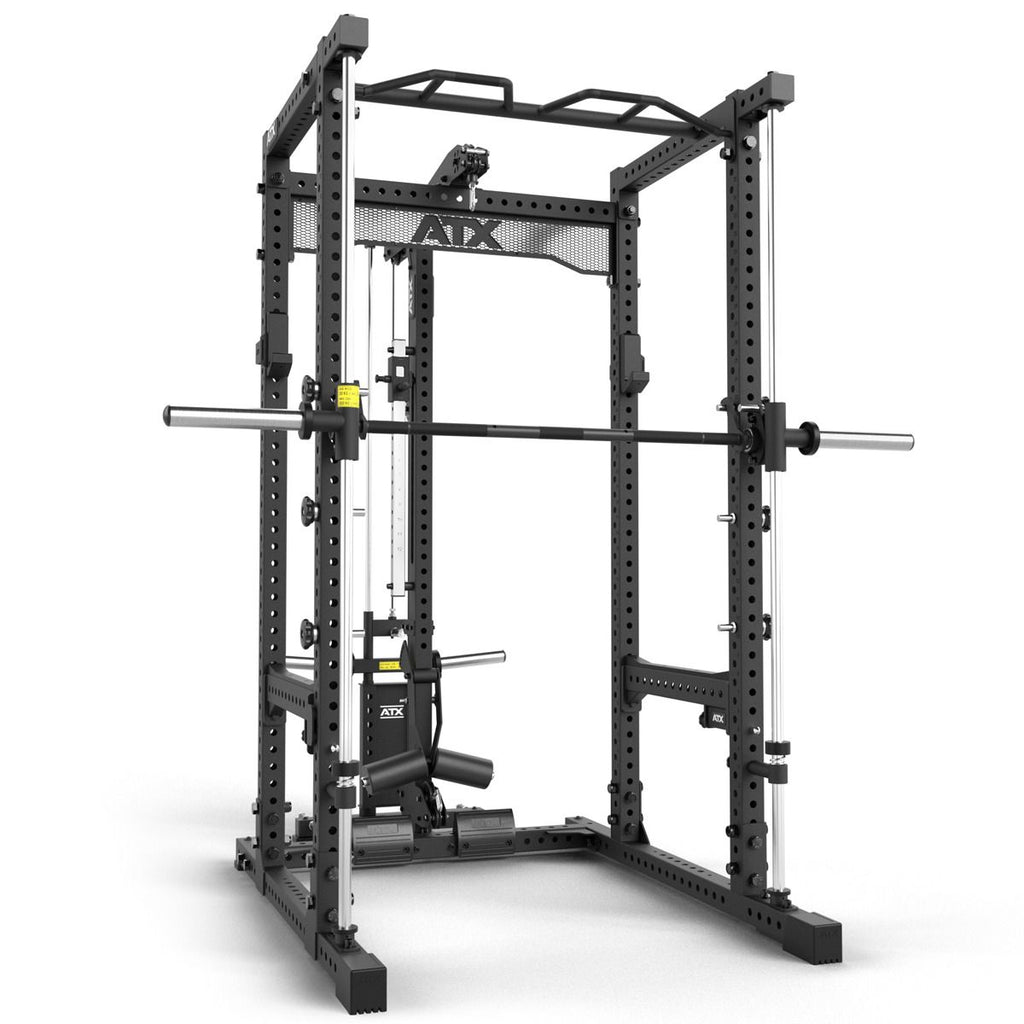 Power Rack 780 2.0 komplettsystem med lat pulldown og Smith Machine front