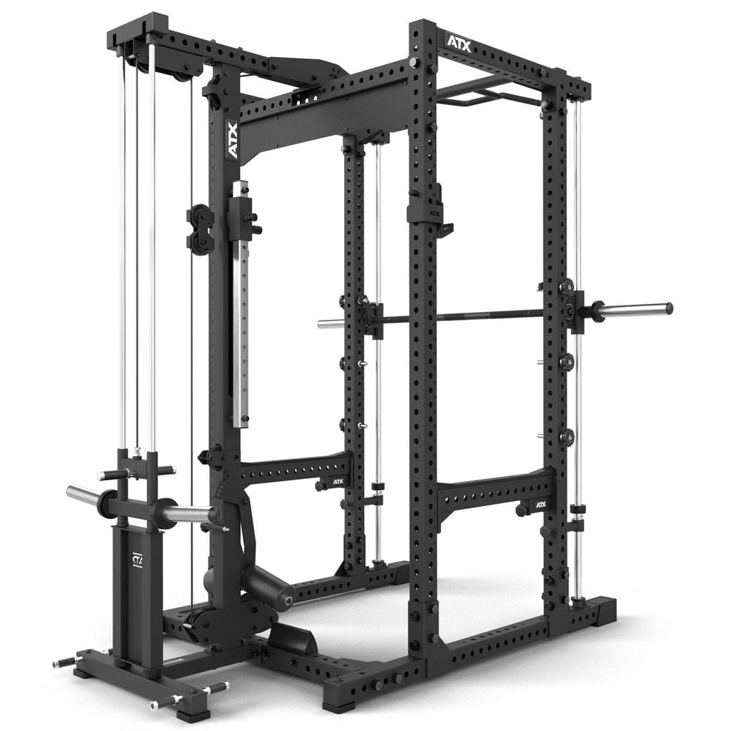 Fullt montert Power Rack 780 2.0 komplettsystem med lat pulldown
