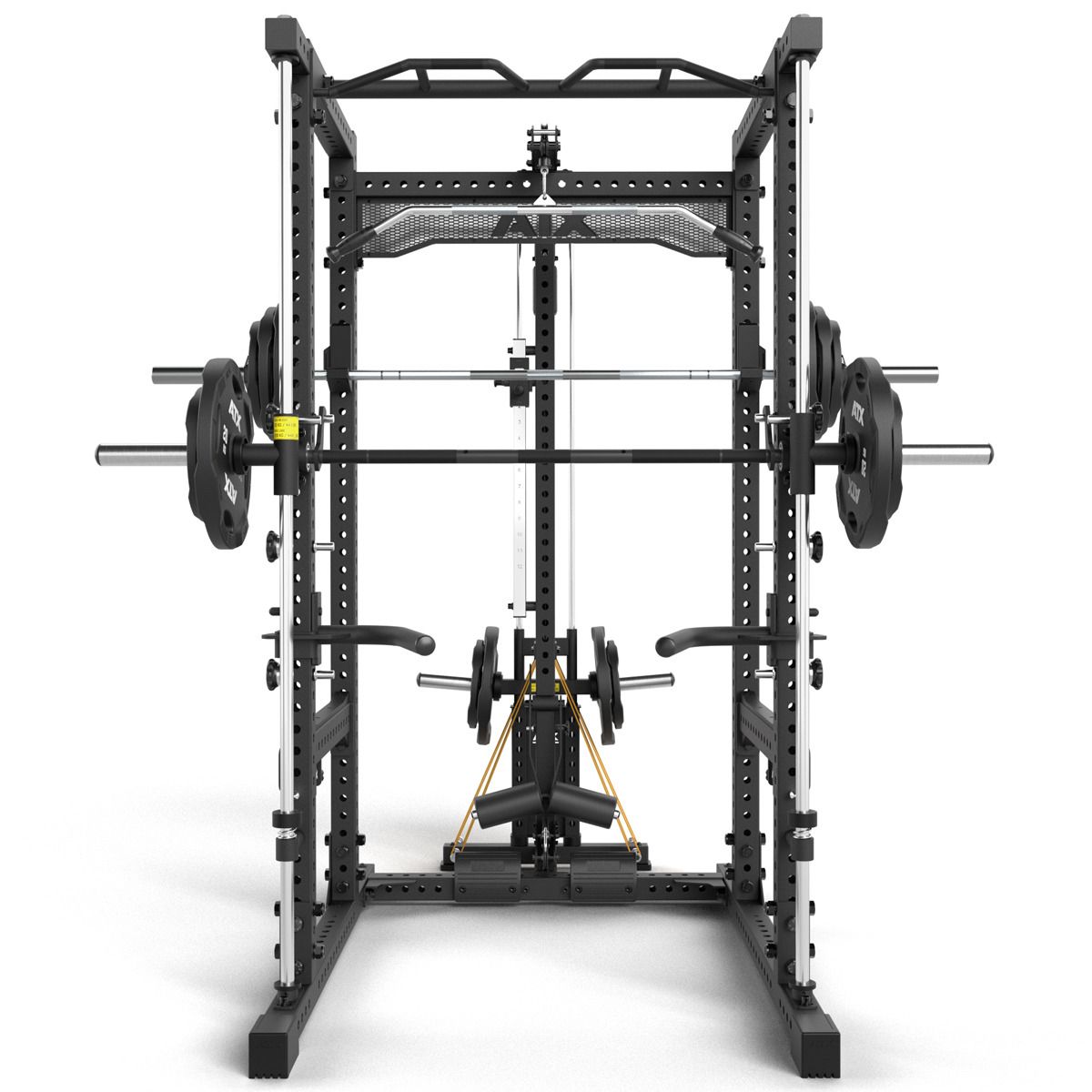 Montert lat pulldown-stasjon på Power Rack 780 2.0 komplettsystem