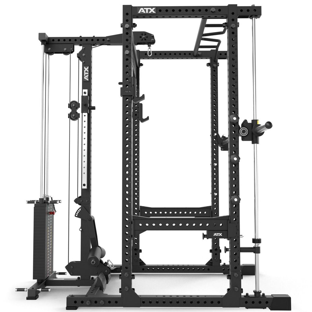 Profilstålrør på Power Rack 780 2.0 i sort seidenmatt finish