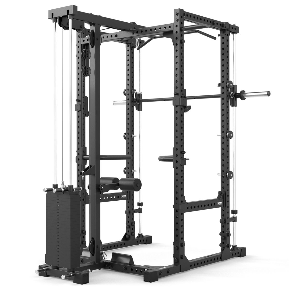 Power Rack 640/660 komplettstasjon med vektstabel og Smith Machine - ATX