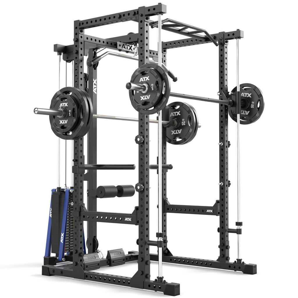 Montert Power Rack komplettstasjon 640/660 med vektstabel 60x60 mm
