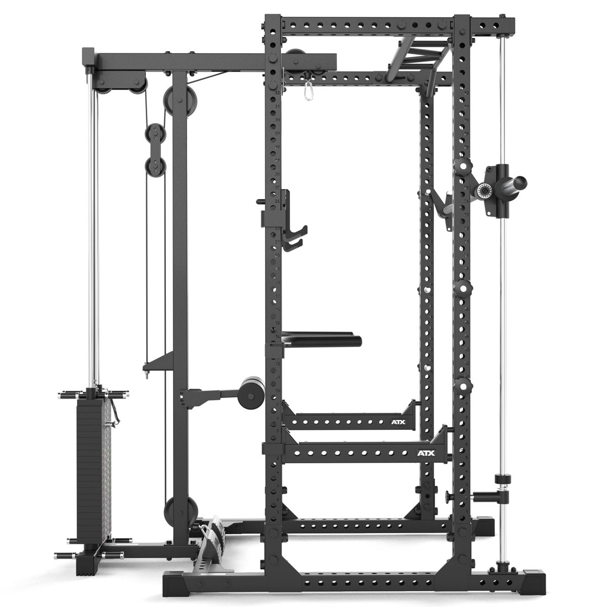 Power Rack 640/660 komplettstasjon med vektstabel og Smith Machine - ATX