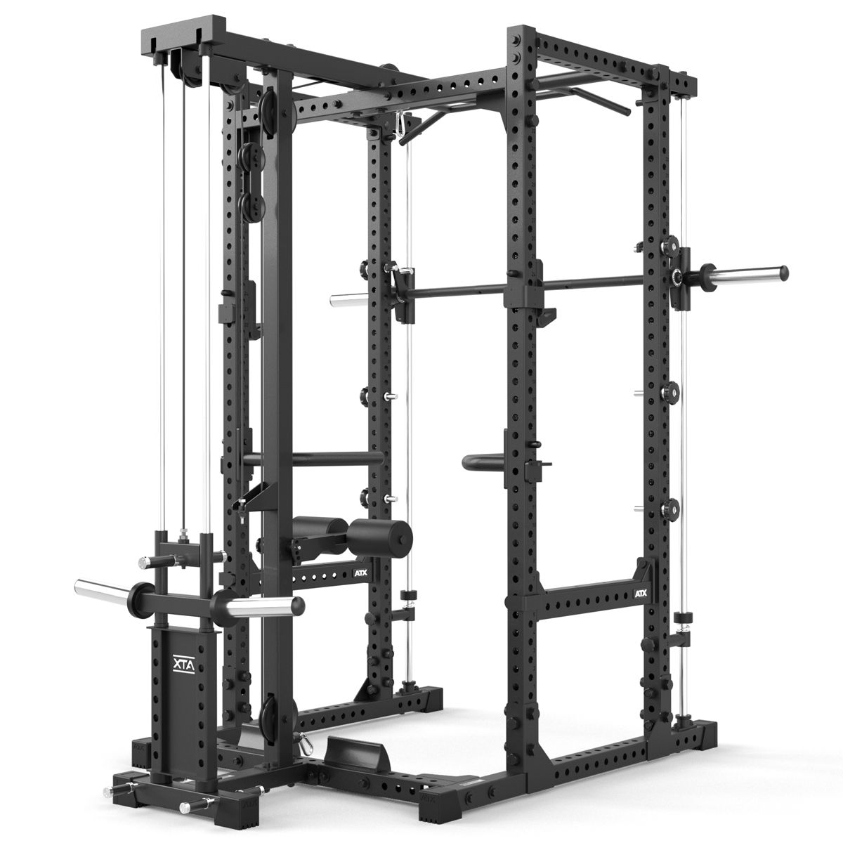 Power Rack komplettstasjon 640/660 Plate Load 60x60 mm ramme med latzstation